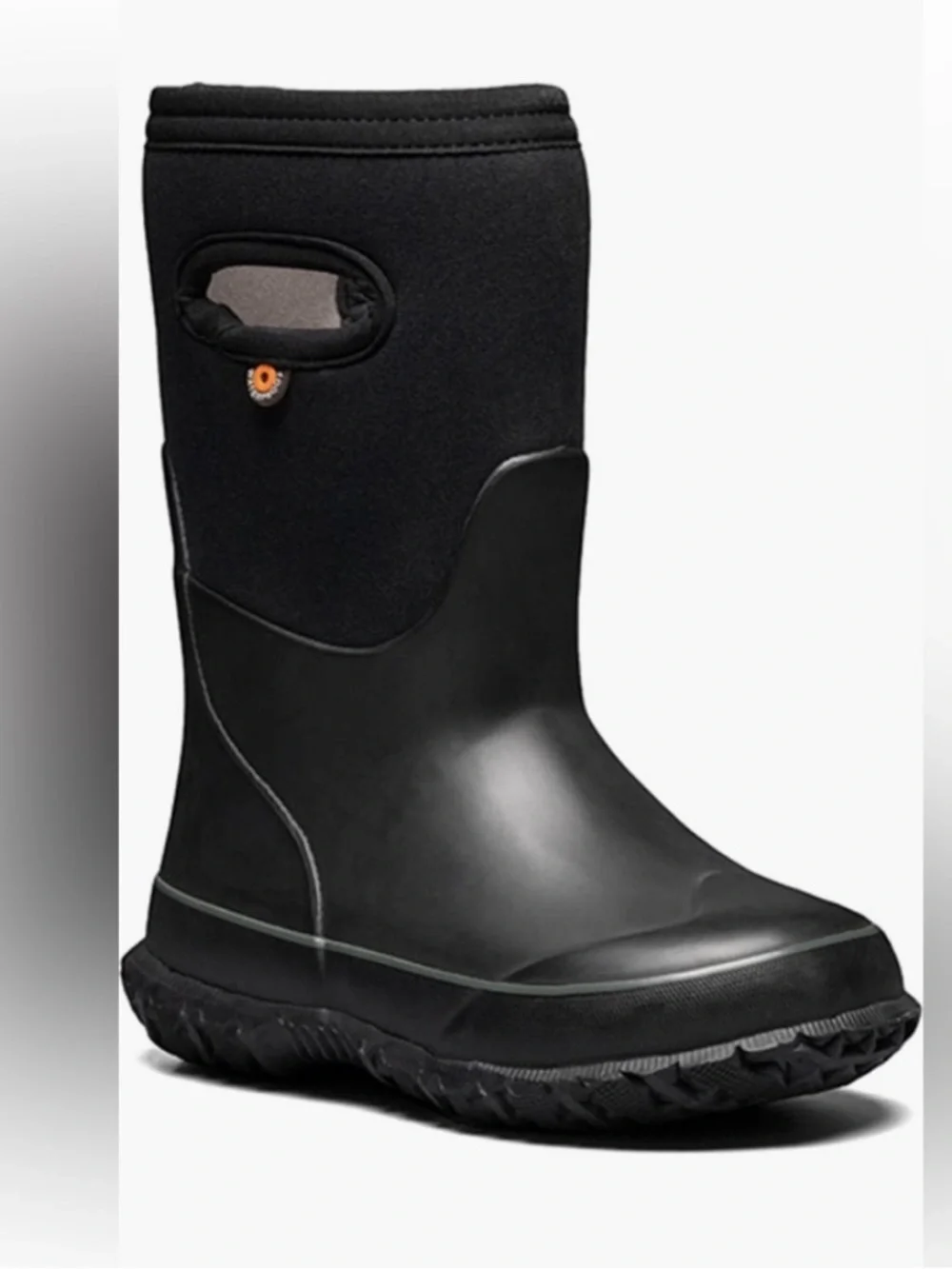 Bogs K Grasp Black Insulated Rain Boots Winter Boots Big Kid 3 Outdoors Gorpcore
